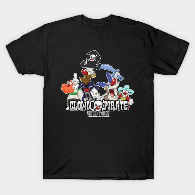 The Clown Pirate Adventures T-Shirt by NSaabye